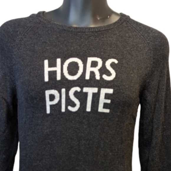 Rw&co grey knit sweater medium - Picture 2 of 5